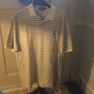 Men’s polo XXL by Ralph Lauren beige brown stripe
